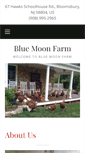 Mobile Screenshot of bluemoonfarm.net