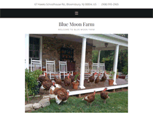 Tablet Screenshot of bluemoonfarm.net